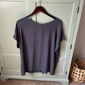 Loft Mix Media Blouse